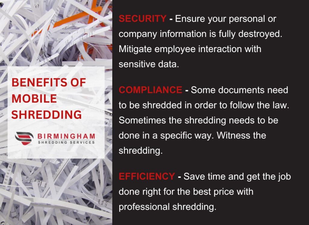 Mobile Shredding Birmingham Shredding Services
